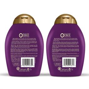 img 3 attached to 💜 OGX Thickening & Strengthening Shampoo and Conditioner Set - Biotin & Collagen Formula, 13 Ounce (packaging may vary), Purple