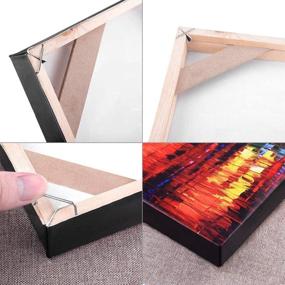 img 1 attached to 🖼️ Premium Canvas Wood Stretcher Bars Frames: Enhance Gallery Wrap Oil Paintings & Posters - 14"x18" / 35x45cm