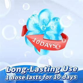 img 1 attached to 🚽 Vacplus Automatic Toilet Bowl Cleaners, Ocean-Fresh Scent Toilet Bowl Cleaning Gels - 36 Doses, Durable Gel Stamps & Fresheners for Odor-Free Toilets (3 Packs)