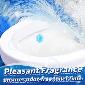 img 3 attached to 🚽 Vacplus Automatic Toilet Bowl Cleaners, Ocean-Fresh Scent Toilet Bowl Cleaning Gels - 36 Doses, Durable Gel Stamps & Fresheners for Odor-Free Toilets (3 Packs)