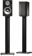 🔊 31-inch black speaker stands (set of 2) for bookshelf speakers up to 20 lbs - sanus bf31-b1 logo