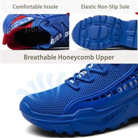 img 2 attached to XIDISO Fashion Athletic Walking Sneakers Men's Shoes in Athletic