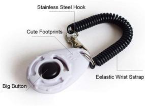 img 3 attached to 🐾 Bepets Dog Training Clicker with Wrist Strap - Effective Pet Clicker for Puppy and Kitten Training, Perfect Clicker Trainer for Dogs, Cats, Birds, Horses, and More!