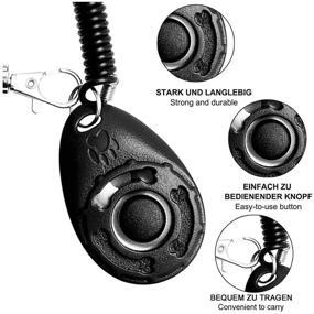 img 2 attached to 🐾 Bepets Dog Training Clicker with Wrist Strap - Effective Pet Clicker for Puppy and Kitten Training, Perfect Clicker Trainer for Dogs, Cats, Birds, Horses, and More!