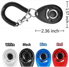 img 1 attached to 🐾 Bepets Dog Training Clicker with Wrist Strap - Effective Pet Clicker for Puppy and Kitten Training, Perfect Clicker Trainer for Dogs, Cats, Birds, Horses, and More!
