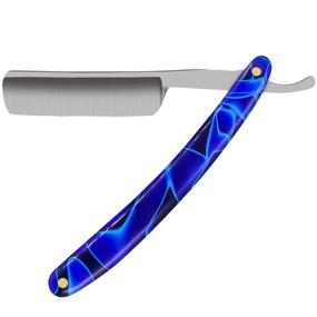 img 4 attached to 🪒 Top-quality Stainless Steel Folding Shaving Razor for Gents - Professional Barber Straight Edge Razor