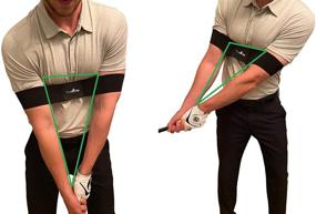 img 2 attached to 🏌️ Golf Swing Training Tool - Arm Band for Correcting Swing