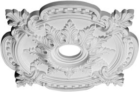 img 3 attached to 🏢 Ekena Millwork CM28BE Benson Classic Ceiling Medallion - Factory Primed | Fits Canopies up to 6 1/2" | 28 3/8" Diameter