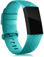 findway waterproof bands compatible with fitbit charge 4 / charge 3 / charge 3 se/charge 4 se wearable technology logo