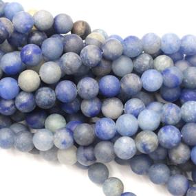 img 1 attached to 💎 Tacool 5 Strands 6mm Gemstone Beads: Aventurine, Amazonite, Zebra Jasper, and Agate - Ideal for DIY Jewelry Making with Loose Beads