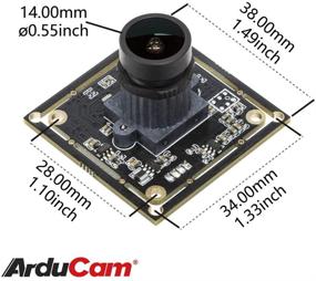 img 3 attached to 📷 Arducam 1080P Low Light WDR Ultra Wide Angle USB Camera Module with Microphone