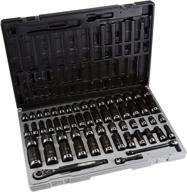 🔧 grey pneumatic (81659crd) 59-piece 6-point dual-socket set, 3/8" drive, for fractional and metric applications logo