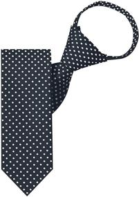 img 3 attached to 🔄 Polka Dotted Zipper Boys' Accessories and Neckties by Jacob Alexander