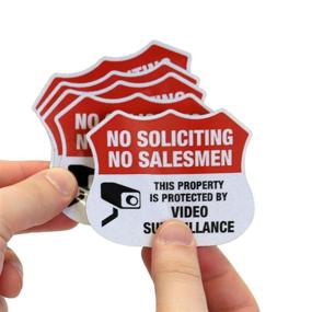 img 1 attached to No Soliciting No Salesman Sticker: Keeping Unwanted Visitors at Bay!