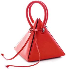 img 4 attached to MODERNGENIC Pyramid Cross Body Shoulder Designer Women's Handbags & Wallets for Shoulder Bags