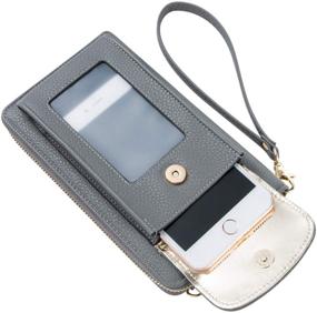 img 2 attached to Women Wallet Phone Holder Crossbody