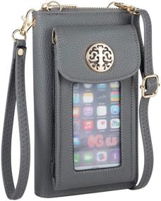 img 4 attached to Women Wallet Phone Holder Crossbody