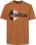 stylish timberland sleeve graphic t shirt medium boys' clothing: trendy and comfortable logo