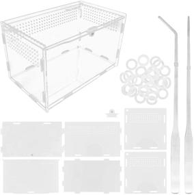 img 4 attached to 7 9X4 7X4 7Inch Transparent Breeding Terrarium Straight