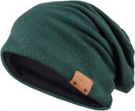 🧢 forbusite long and oversized skull cap b010 - unisex slouch beanie for summer and winter логотип