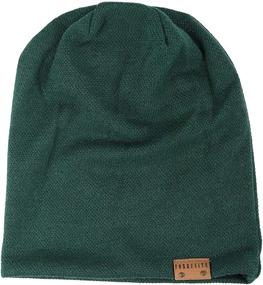 img 2 attached to 🧢 FORBUSITE Long and Oversized Skull Cap B010 - Unisex Slouch Beanie for Summer and Winter