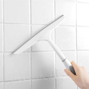 img 1 attached to 🚿 QELEG 2 Pcs Bathroom Shower Door, Window, and Mirror Squeegee Glass Wiper - 10.5" – Efficient Cleaning Tool for Clear, Streak-free Surfaces