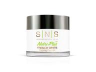 high-quality sns dipping powder 💅 - french white shade - 2 oz logo