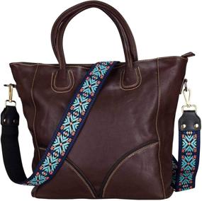 img 2 attached to 👜 Jacquard Embroidered Handbags & Wallets: Adjustable Crossbody Bags for Women
