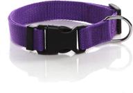 🐶 nylon dog collar for medium & large dogs - 1 inch wide, salo dog collars logo