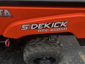 img 1 attached to 🔍Улучшенное заднее зеркало для Kubota RTV 850/Sidekick/XG850: повышенная безопасность и удобство.