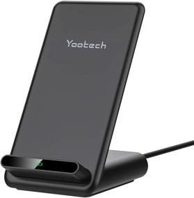 img 4 attached to ⚡ Yootech Wireless Charger | iPhone 13/12/SE, Galaxy S21/S20, Pixel 3/4XL | 7.5W/10W/15W Charging Stand