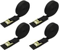 π’ ayaport 16ft heavy duty kayak tie down straps with cam buckle - truck, kayak, boat lashing straps (black, 1"x16') logo