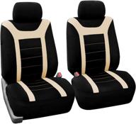🚘 fh group fb070beige102 beige front airbag ready sport bucket seat cover set of 2 - protect and enhance your car's seats! logo