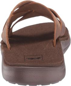 img 2 attached to Teva Men's Leather Sandal Medium: Stylish and Durable Footwear for Everyday Comfort