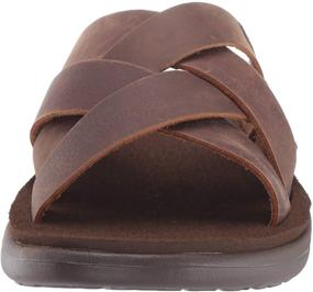 img 3 attached to Teva Men's Leather Sandal Medium: Stylish and Durable Footwear for Everyday Comfort