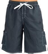 🏊 norty swim boys black 40365 10 boys' clothing: premium swimwear for active boys logo