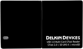 img 2 attached to Delkin DDREADER-48: Многофункциональное считывающее устройство карт памяти CFast 2.0 с высокоскоростным USB 3.0