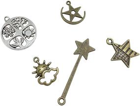 img 1 attached to 🌙 Wholesale Celestial Charms: Moon, Sun, and Stars Pendant Supplies for UK Jewelry Making