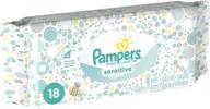 pampers sensitive wipes convenience count logo