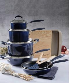 img 1 attached to Cravings Chrissy Teigen Aluminum Cookware Kitchen & Dining