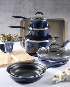 img 4 attached to Cravings Chrissy Teigen Aluminum Cookware Kitchen & Dining