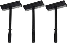 img 4 attached to 🧽 Set of 3 Black Duck Brand Window and Windshield Cleaning Sponge with Rubber Squeegee - 3 Pack