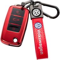 🔑 tpu soft full protection key fob cover for vw passat tiguan touran jetta golf gti/rabbit/r/mk6 - 3 buttons logo