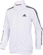 adidas iconic tricot jacket medium boys' clothing: top-rated jackets & coats logo