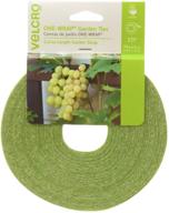 🌿 velcro brand 90648 one-wrap green gardening supports - adjustable, reusable, gentle plant ties, 75ft x 1/2in roll logo
