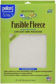 img 2 attached to 🔥 Pellon White Fusible Fleece Package, 22&#34; x 36&#34;, Pack of 1