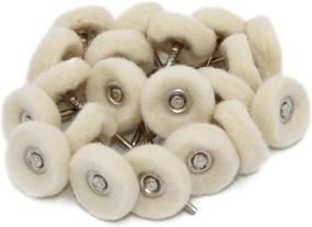 img 1 attached to 🔧 20-Piece PHYHOO Polishing Wheel Set: Fine Soft Cotton Buff Wheels with 3/32 Shank - Rotary Tool Accessories for Effective Polishing