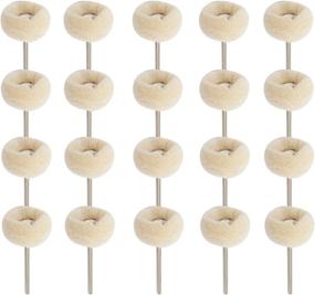 img 3 attached to 🔧 20-Piece PHYHOO Polishing Wheel Set: Fine Soft Cotton Buff Wheels with 3/32 Shank - Rotary Tool Accessories for Effective Polishing