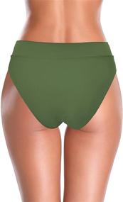 img 3 attached to SHEKINI Womens Swimsuit Bottoms Waisted Women's Clothing