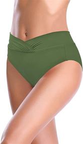 img 1 attached to SHEKINI Womens Swimsuit Bottoms Waisted Women's Clothing